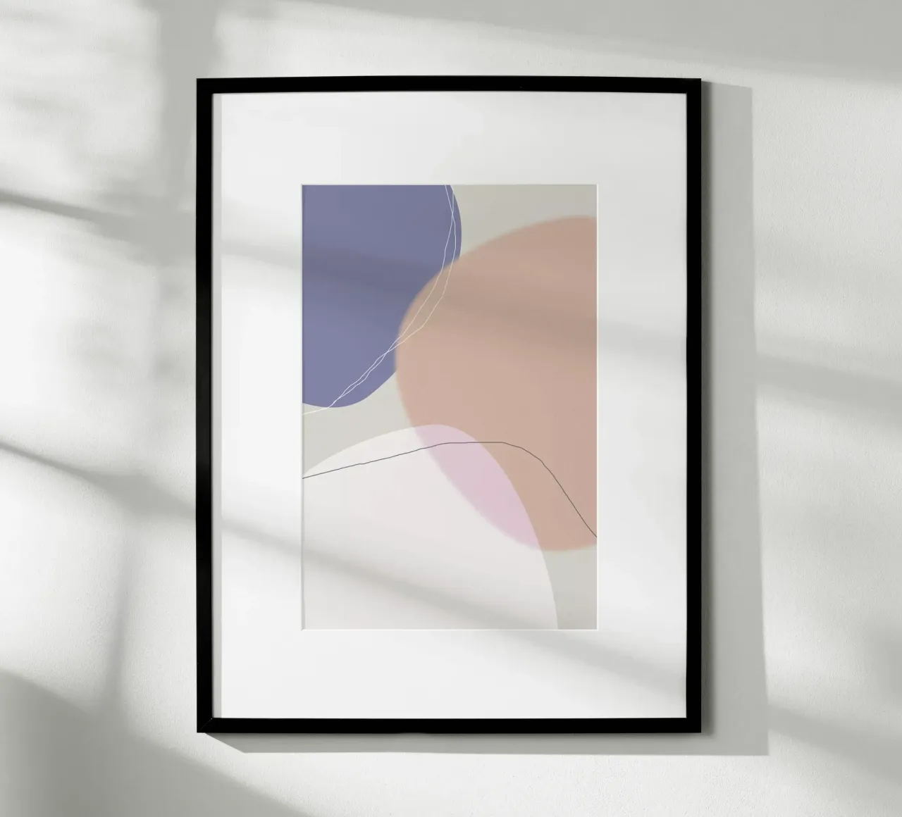 Graphic 292 poster con telaio in alluminio da Mareike Böhmer