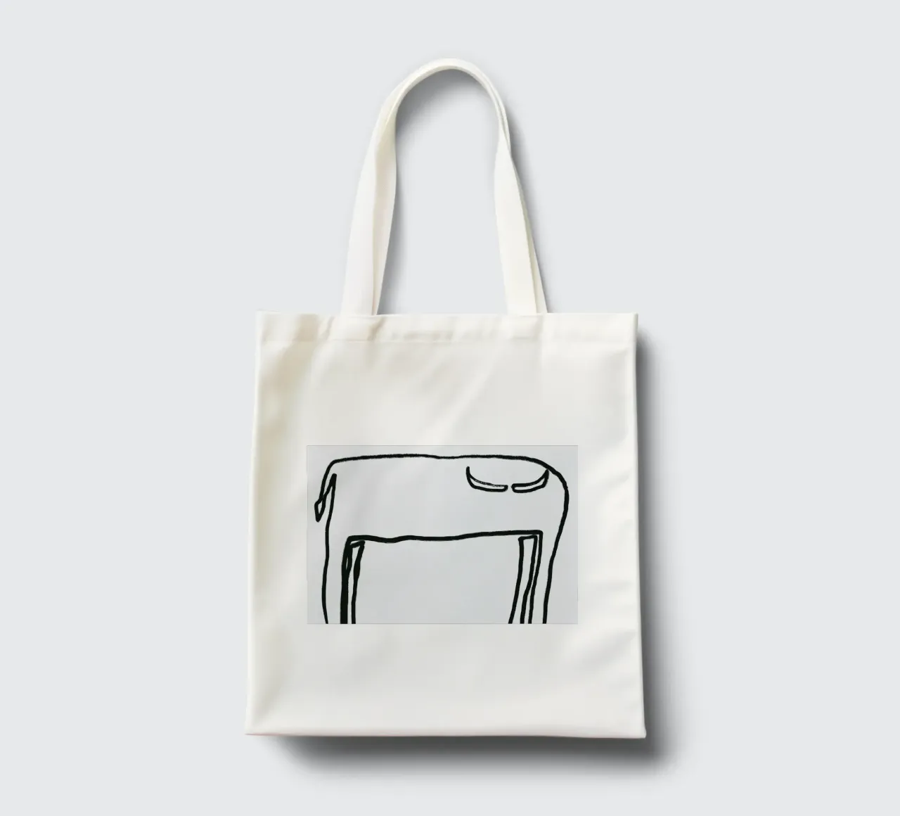 Profilo del toro borsa in juta da Little Dean