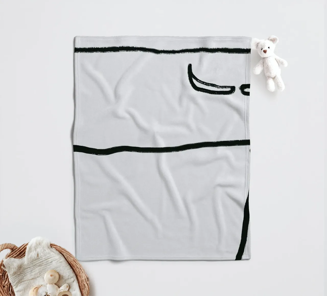 Profilo del toro coperta in pile da Little Dean