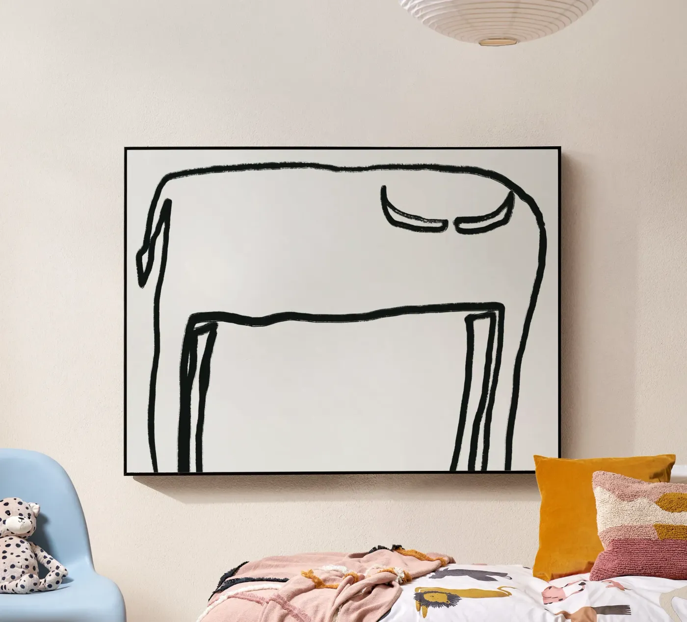 Bull outline plexiglass da Little Dean