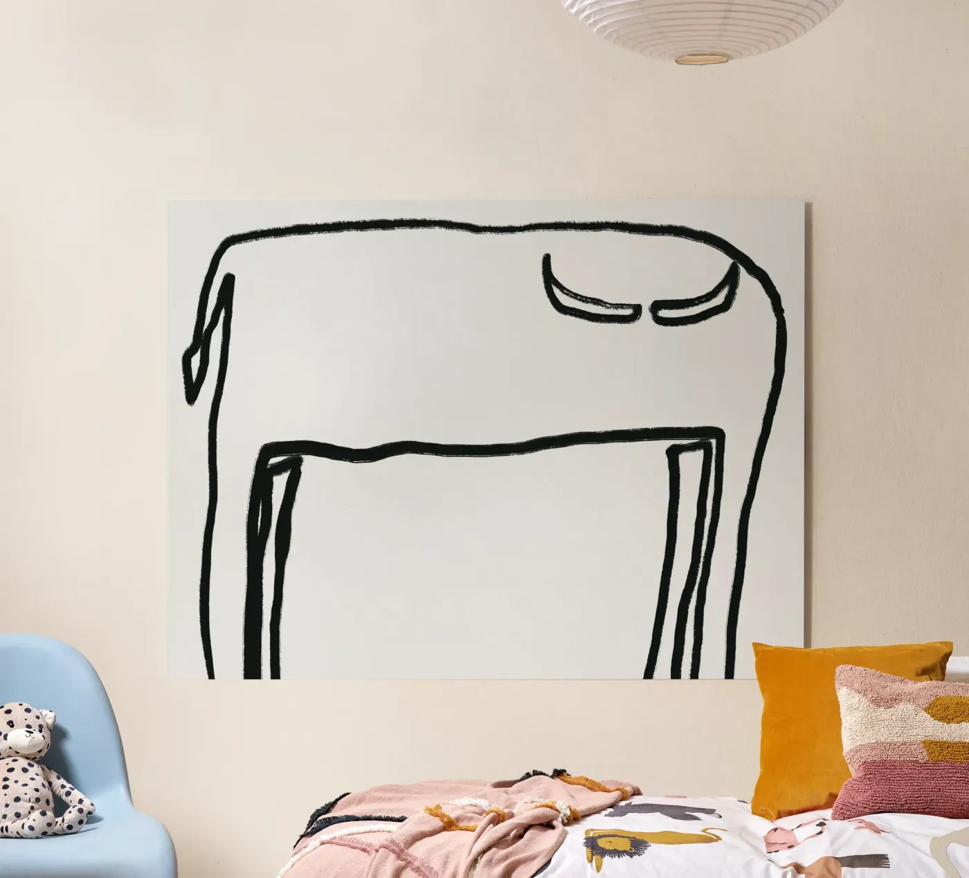 Bull outline plexiglass da Little Dean