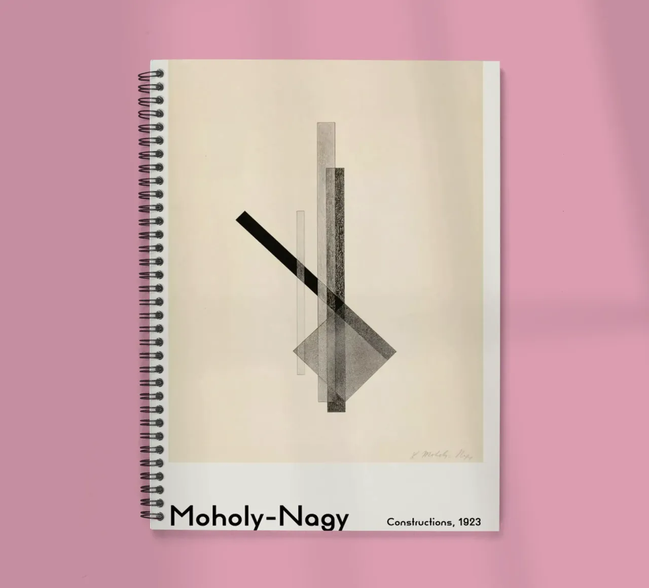 László Moholy-Nagy - Constructions spiral notebook by ARTOTHEK