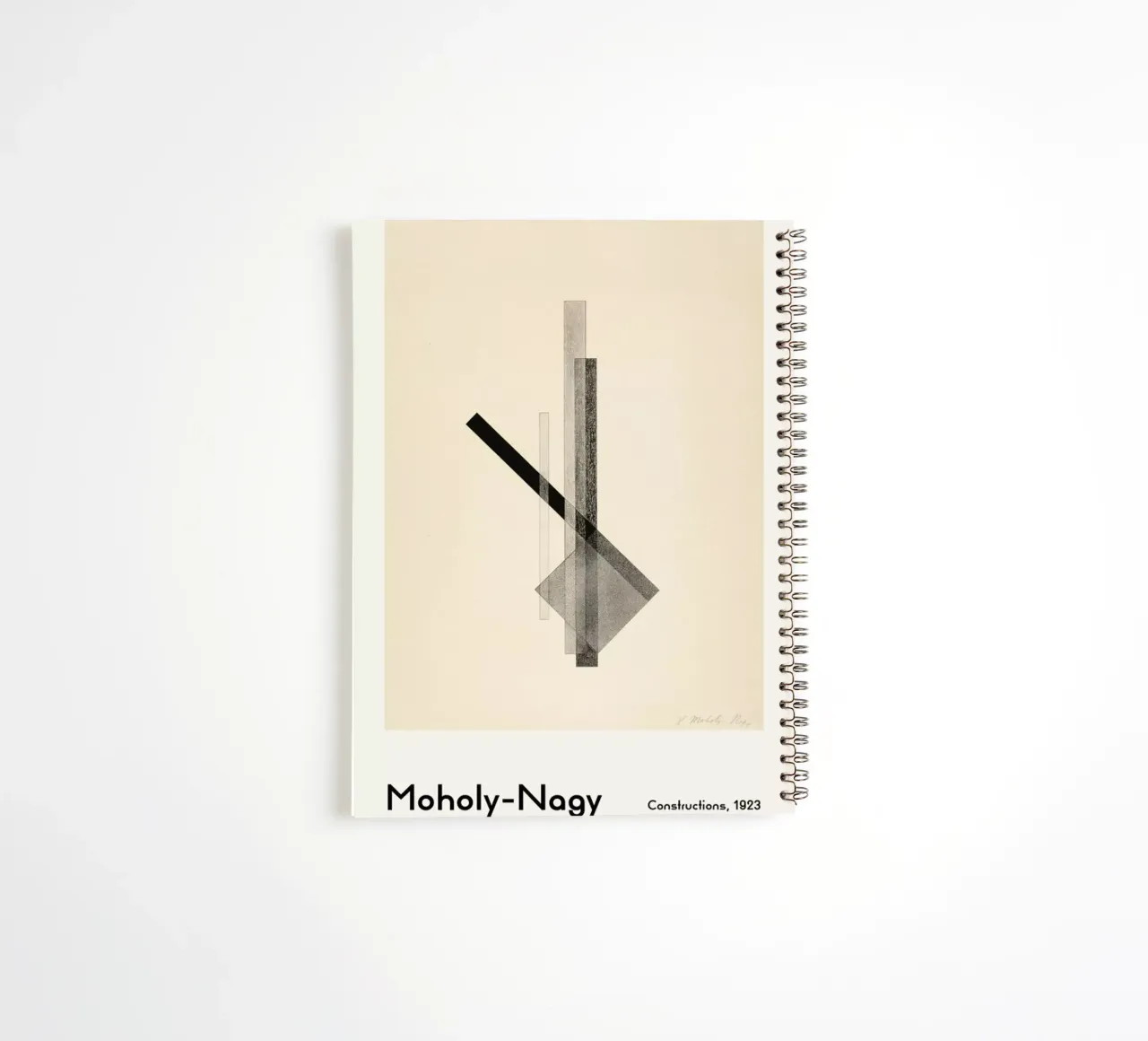László Moholy-Nagy - Constructions spiral notebook by ARTOTHEK