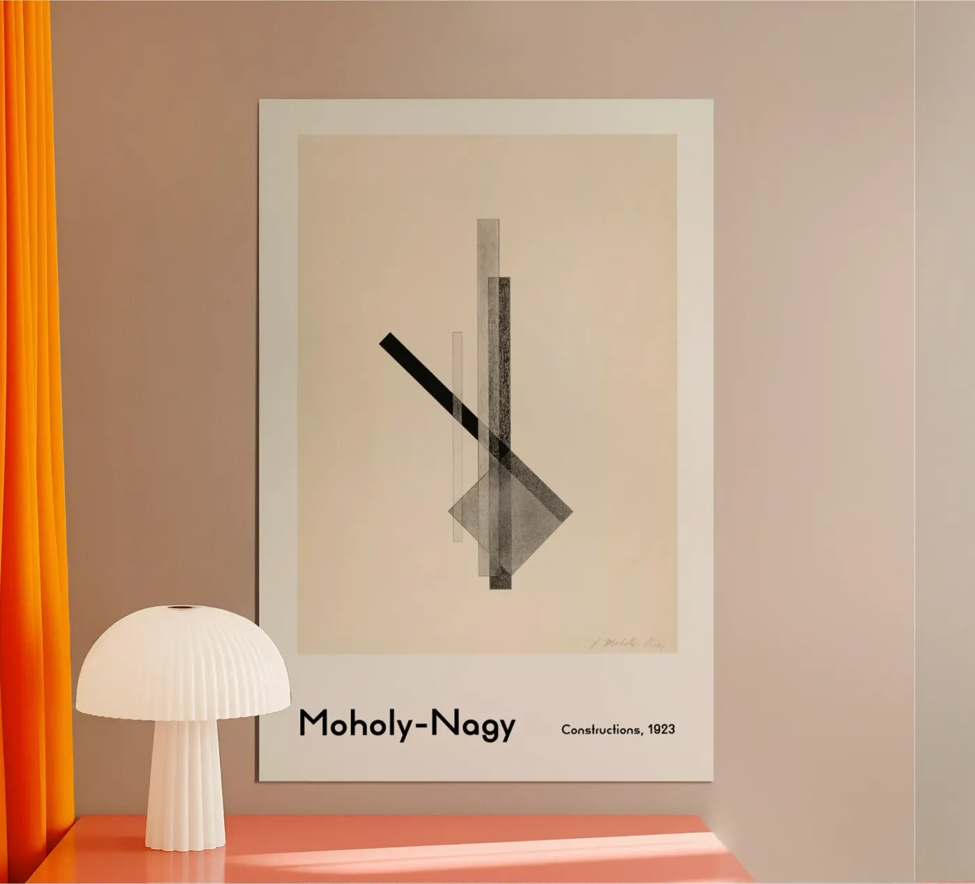 László Moholy-Nagy - Constructions Poster von ARTOTHEK