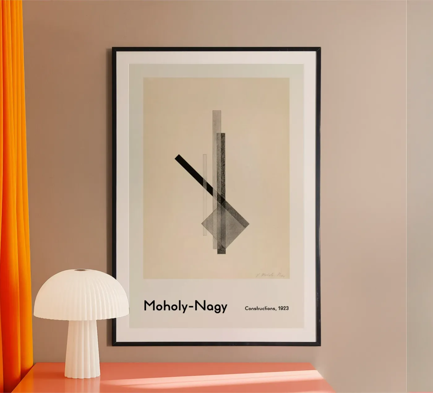 László Moholy-Nagy - Constructions Poster von ARTOTHEK