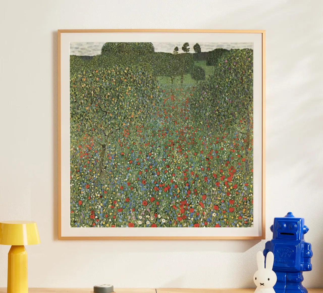 Champ de coquelicots (Champ de coquelicots, 1907) - Gustav Klimt Art Print poster de Venus Art