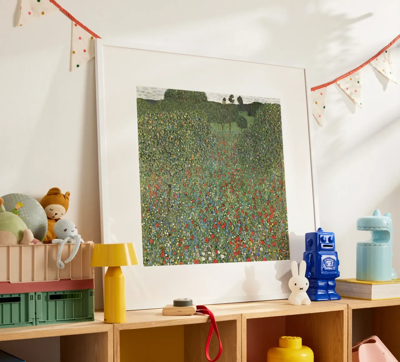 Poppy Field (Poppy Field, 1907) - Gustav Klimt Art Print poster by Venus Art
