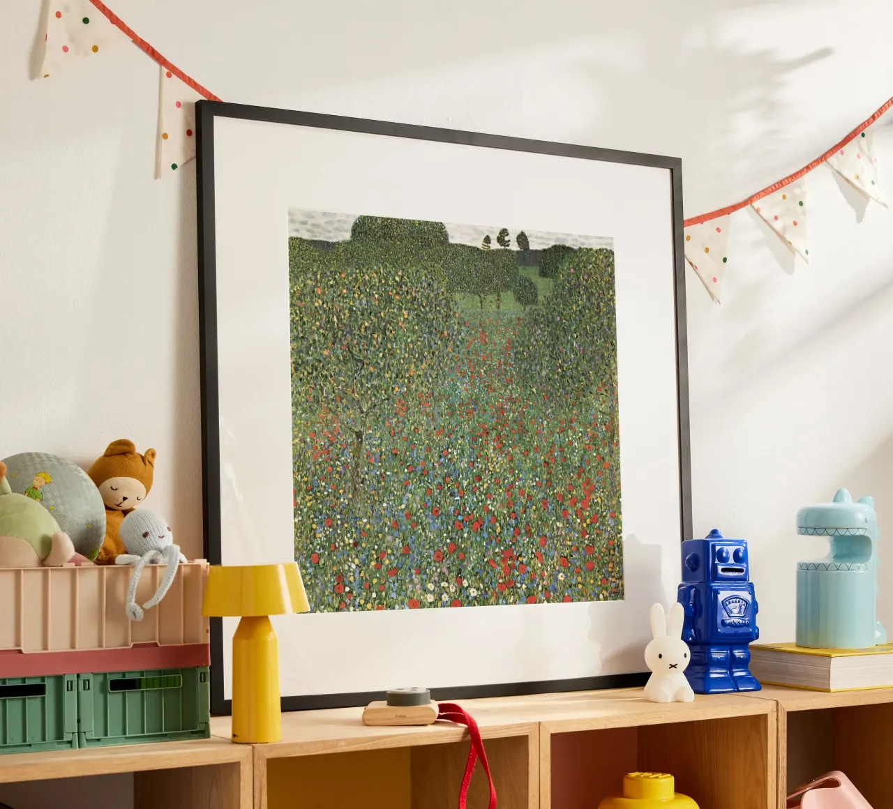 Champ de coquelicots (Champ de coquelicots, 1907) - Gustav Klimt Art Print poster de Venus Art