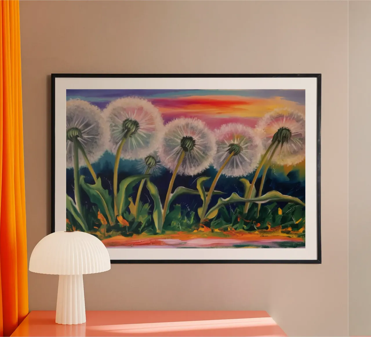 Sfilata serale di denti di leone poster da Verve Pigments