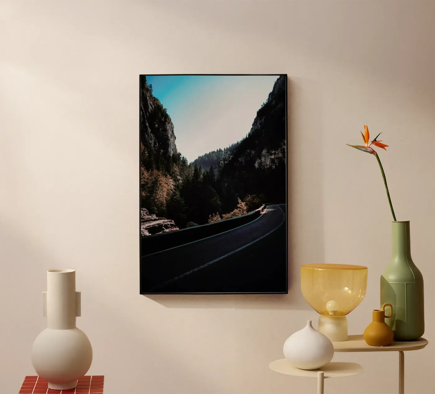 Mountain Street acryl van Sebastian Hilgetag