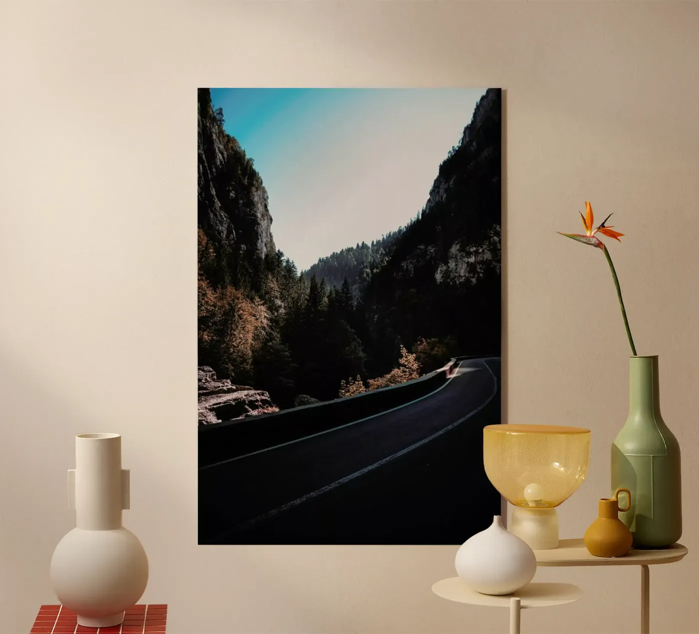 Mountain Street acryl van Sebastian Hilgetag