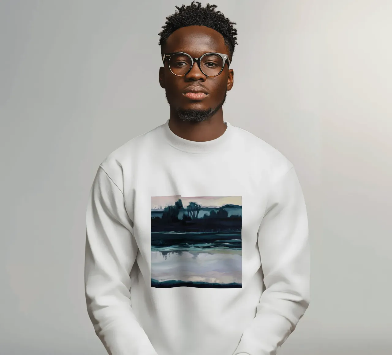 Orizzonte riflessivo Calma felpa da Verve Pigments