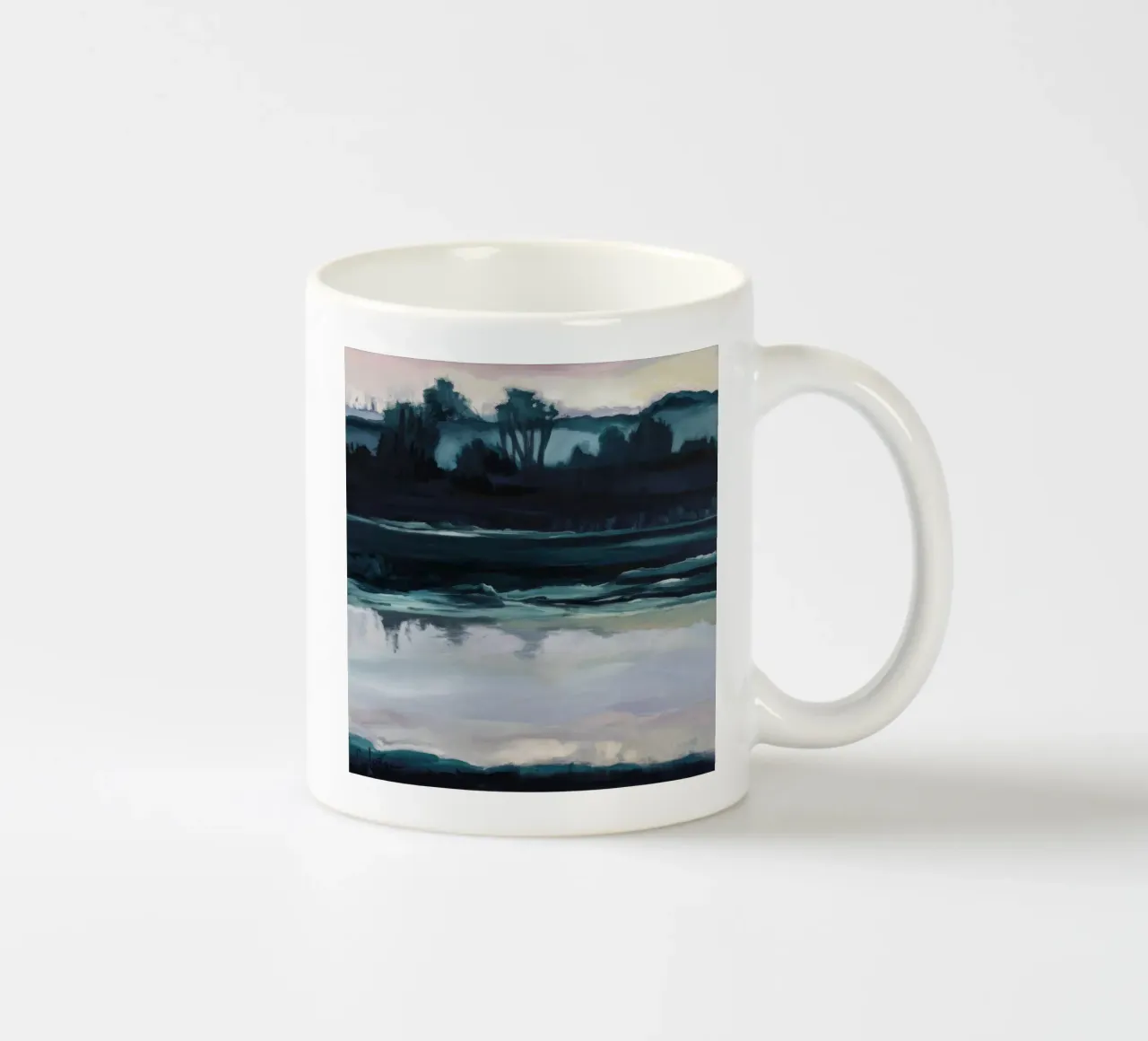 Orizzonte riflessivo Calma tazza in ceramica da Verve Pigments