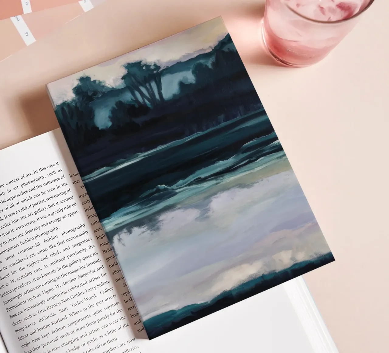 Reflective Horizon Calm notebook by Verve Pigments