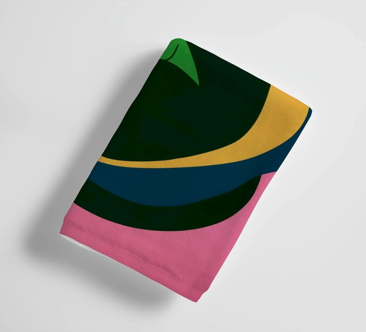 Portrait Roi de la jungle rose-vert-doré de luxe serviette de bain de Autofocus