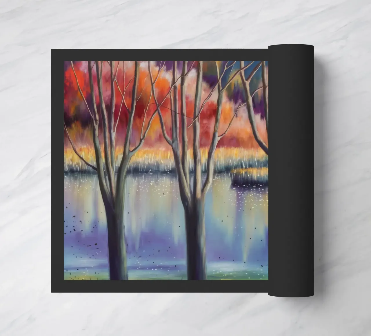 Danza degli specchi d'autunno zerbino da Verve Pigments