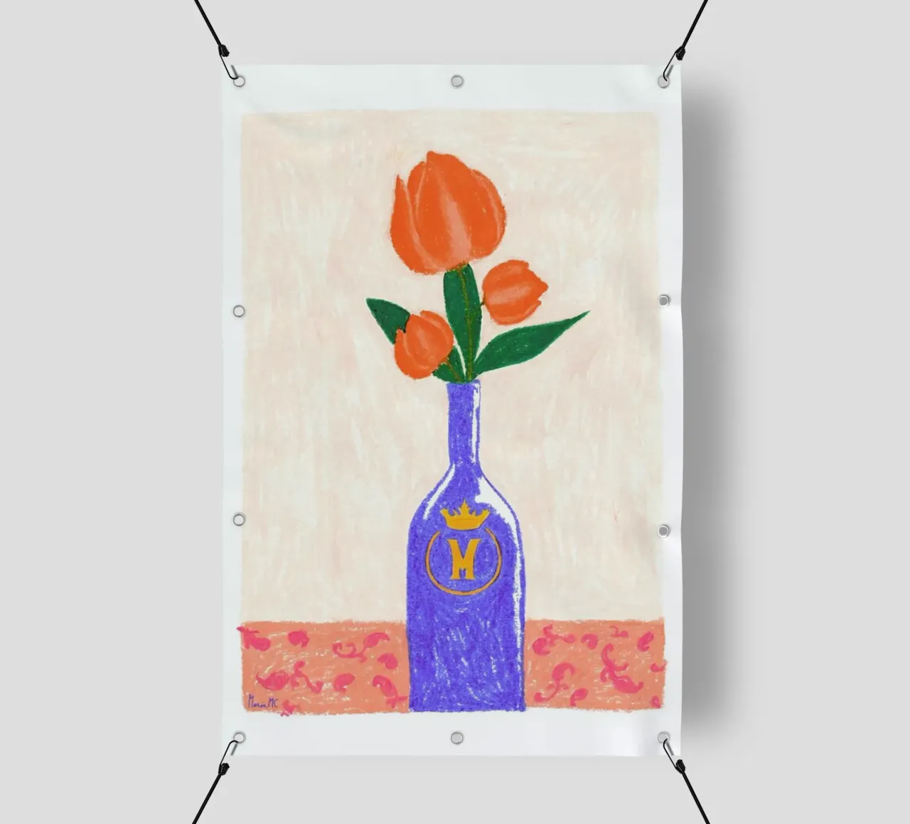 Objectes Cotidians 1 telo in pvc da Berserk Prints by Maria M.C.