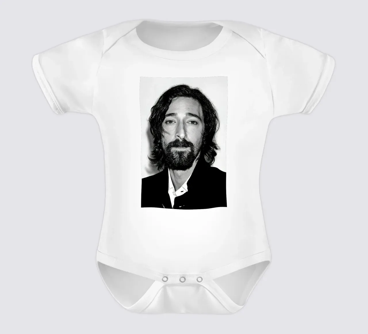 Adrien Brody d'epoca body neonato maniche corte da Beth Pop Culture