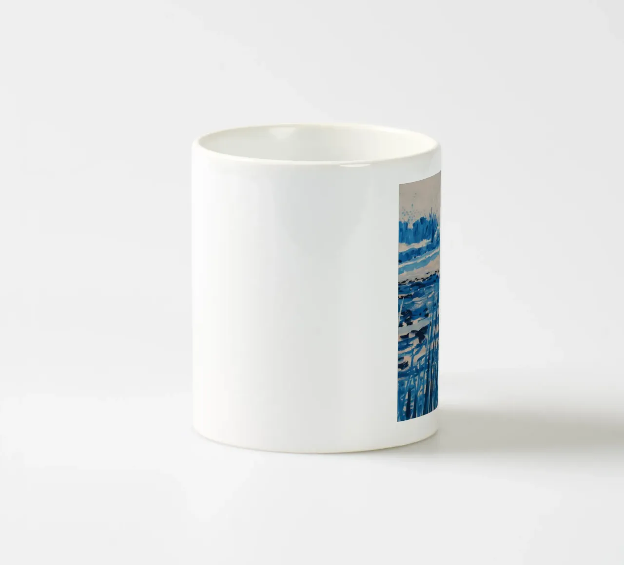 Gelo delle canne blu tazza in ceramica da Verve Pigments