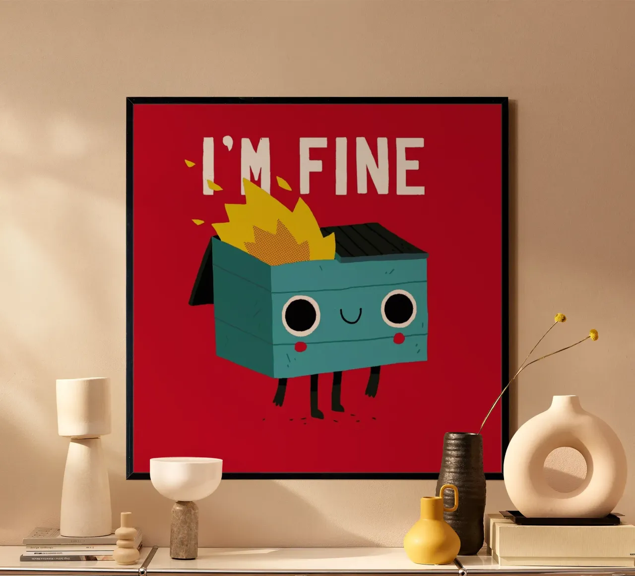 Dumpster Is Fine poster da DinoMike