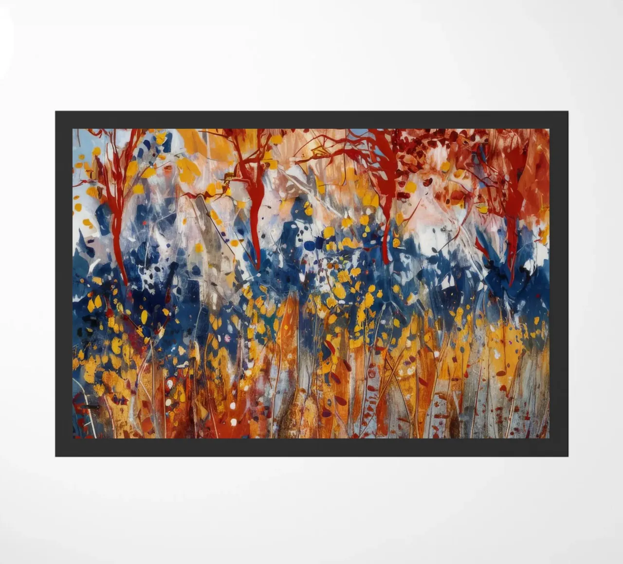 Sinfonia floreale ardente zerbino da Verve Pigments