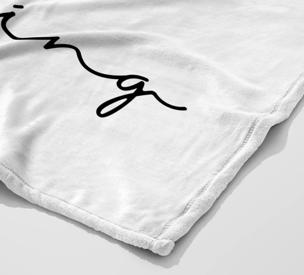 Keep going, keep glowing | Typographie | Skandi | Badezimmer coperta in pile da keinkonzept