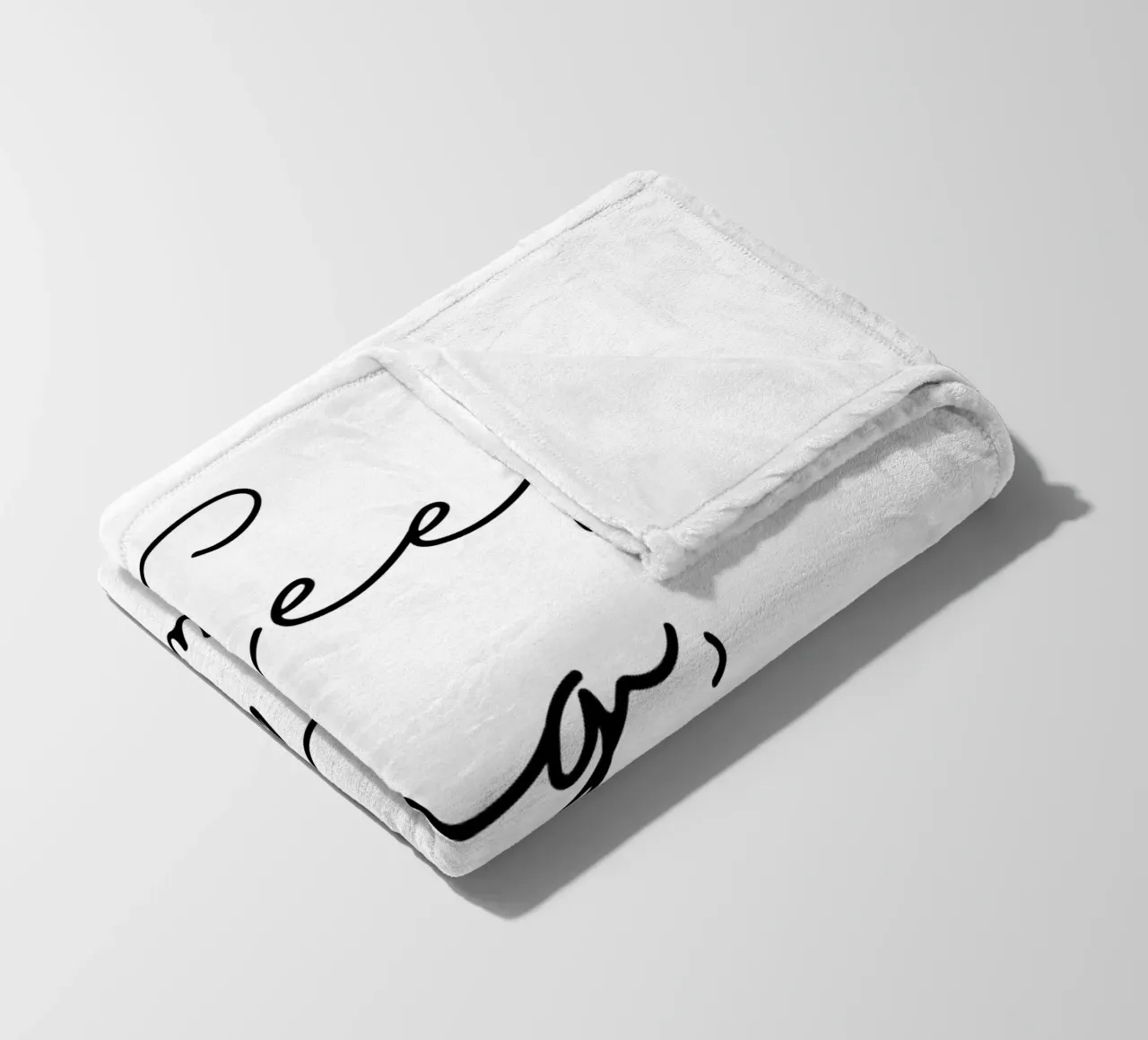 Keep going, keep glowing | Typographie | Skandi | Badezimmer coperta in pile da keinkonzept