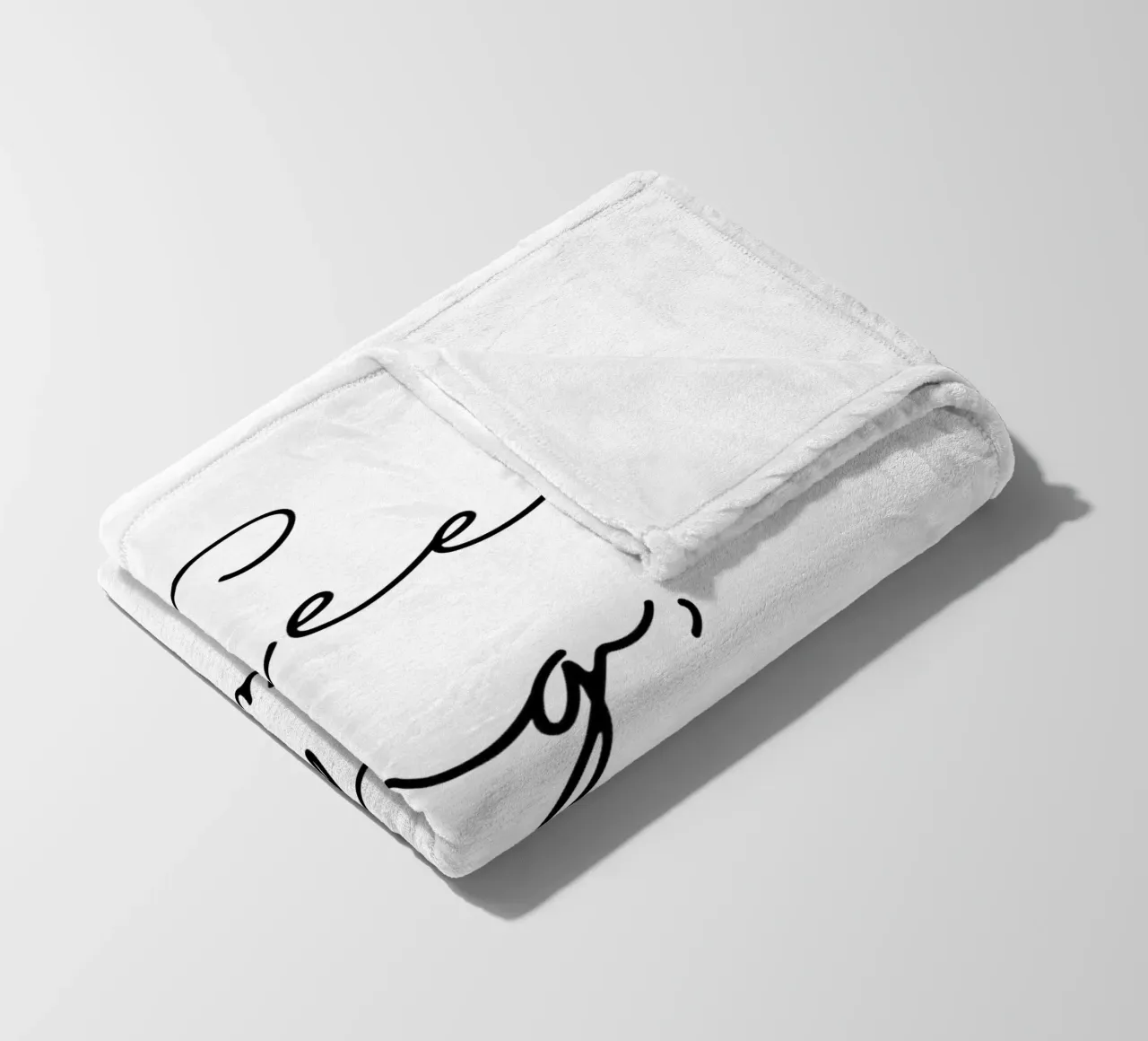 Keep going, keep glowing | Typographie | Skandi | Badezimmer coperta in pile da keinkonzept