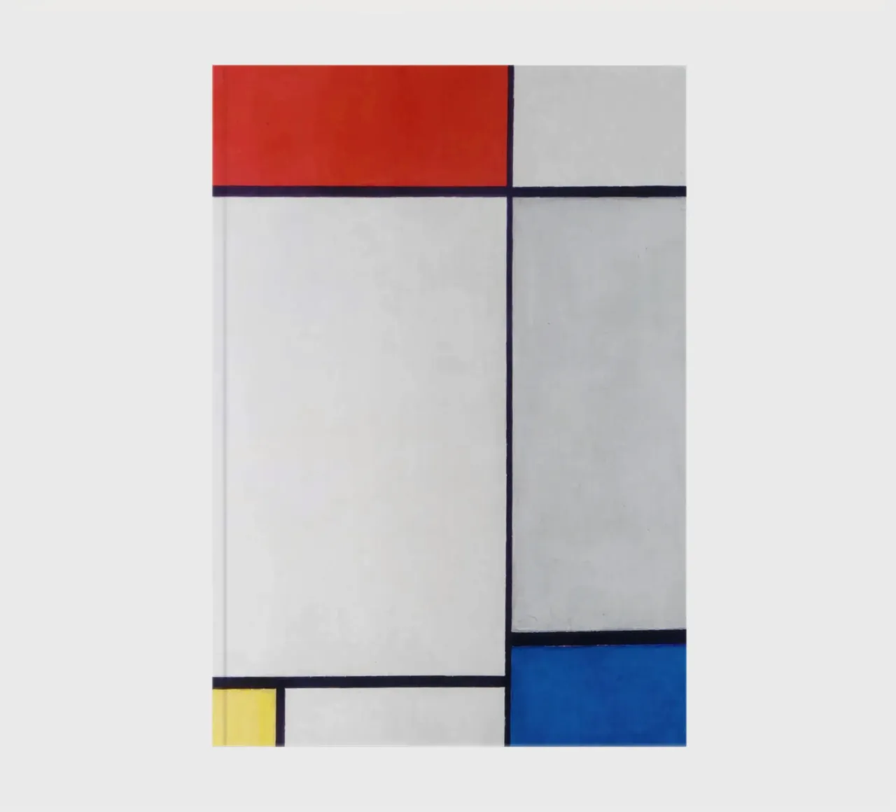 Composition en rouge, jaune et bleu (1930) - Piet Mondrian carnet de notes de Venus Art