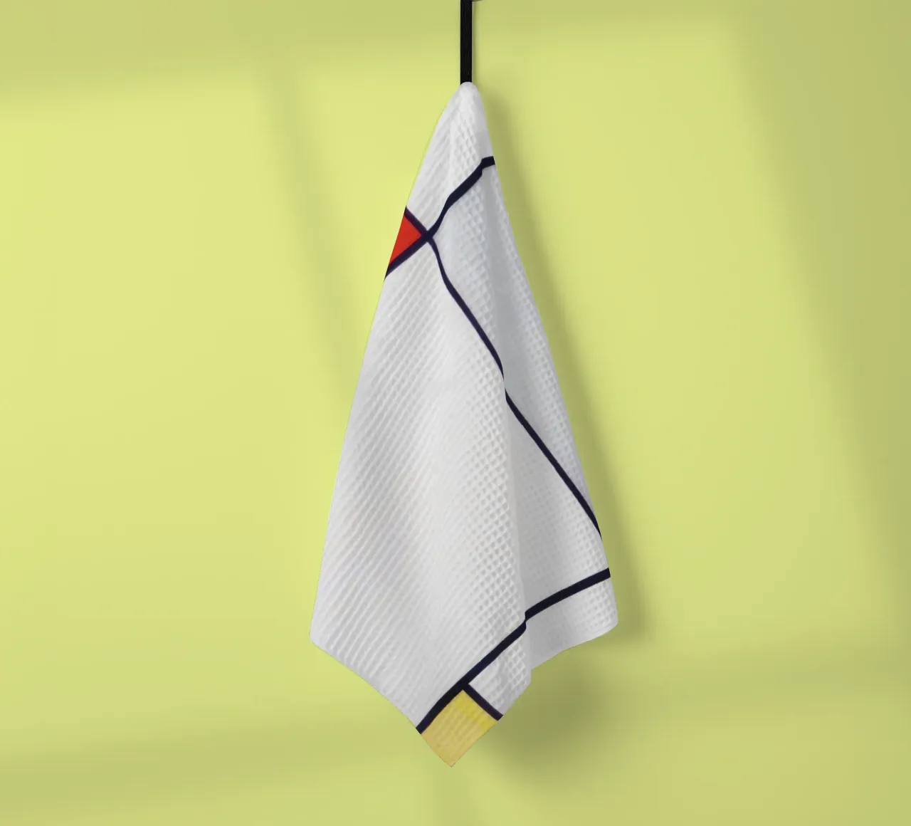 Composition en rouge, jaune et bleu (1930) - Piet Mondrian torchon de Venus Art