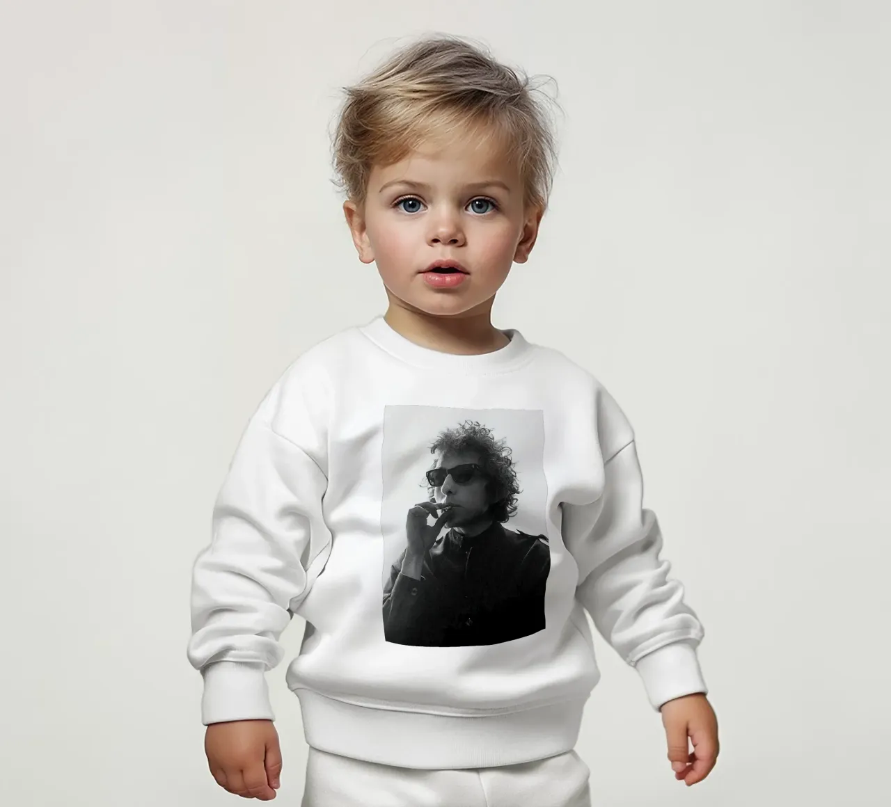 Bob Dylan Nr.1 Baby Sweatshirt von Beth Pop Culture