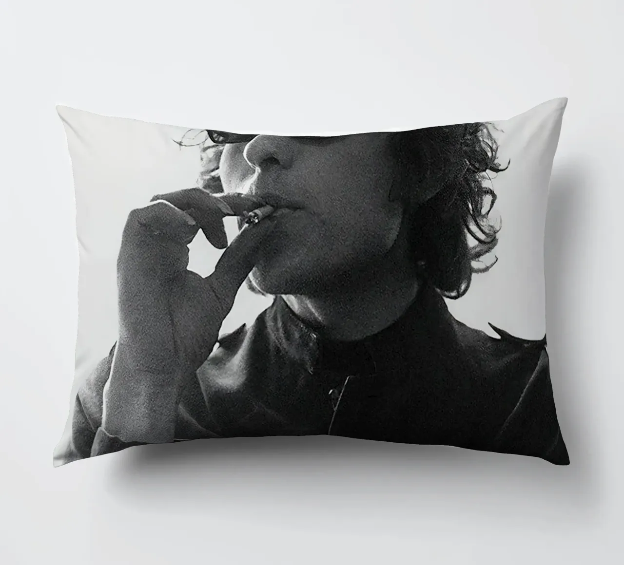 Bob Dylan No.1 decorative cushion by Beth Pop Culture