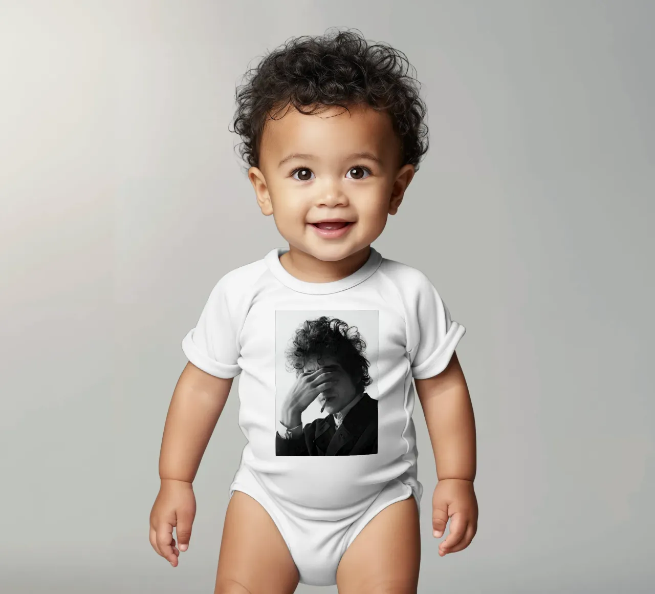 Bob Dylan n. 2 body neonato maniche corte da Beth Pop Culture