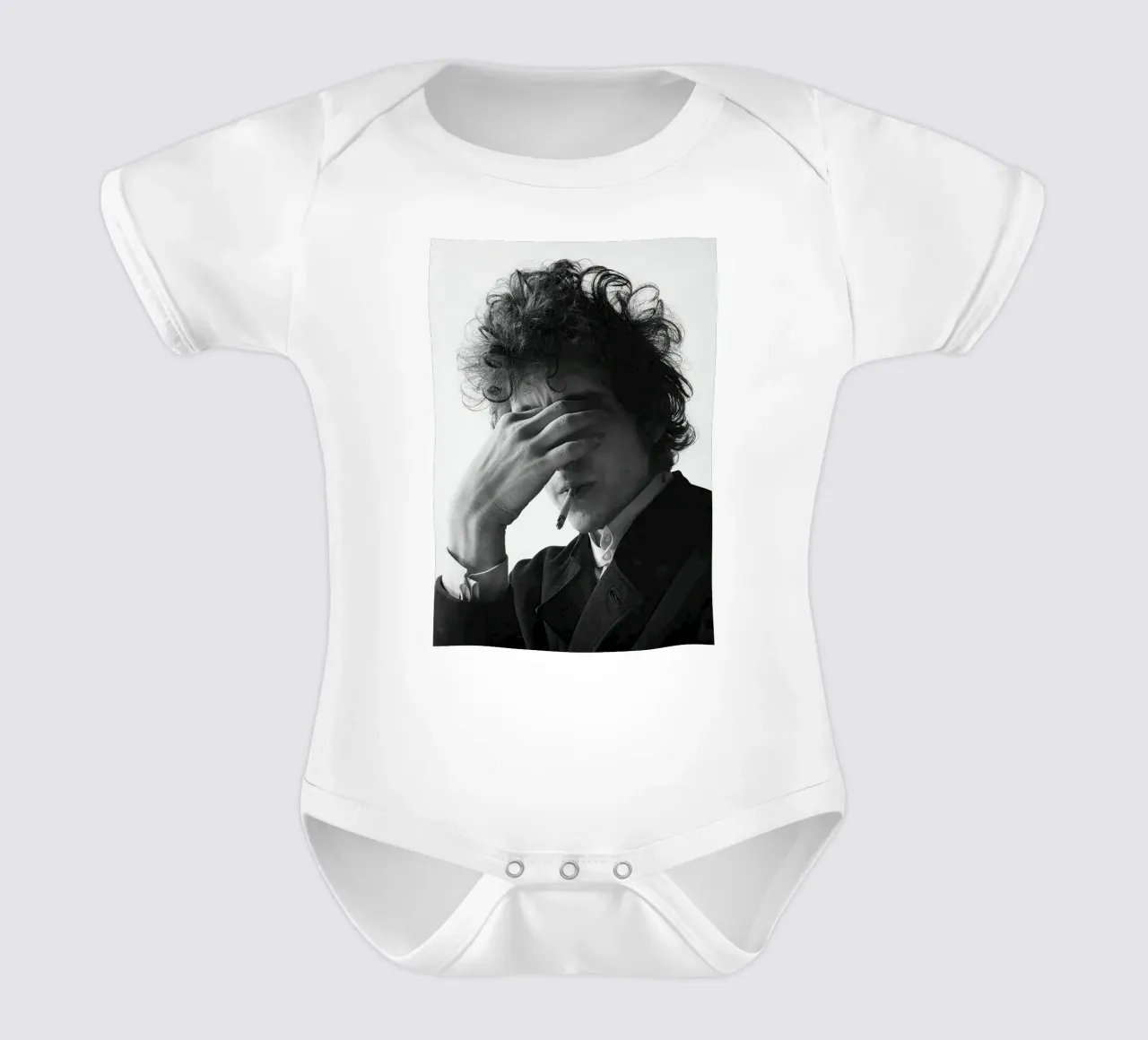 Bob Dylan n. 2 body neonato maniche corte da Beth Pop Culture