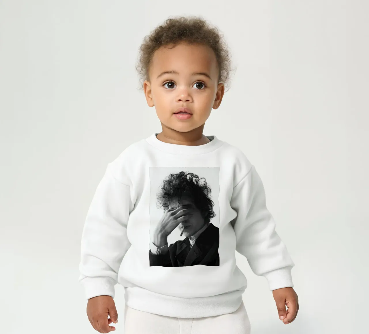 Bob Dylan Nr.2 Baby Sweatshirt von Beth Pop Culture