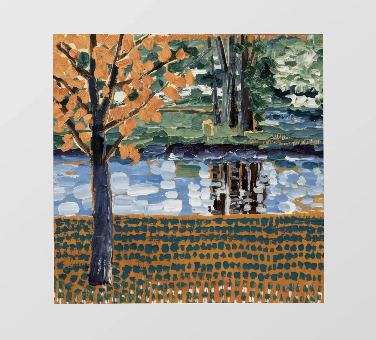 Mosaico d'autunno opulento pellicola backlit da Verve Pigments