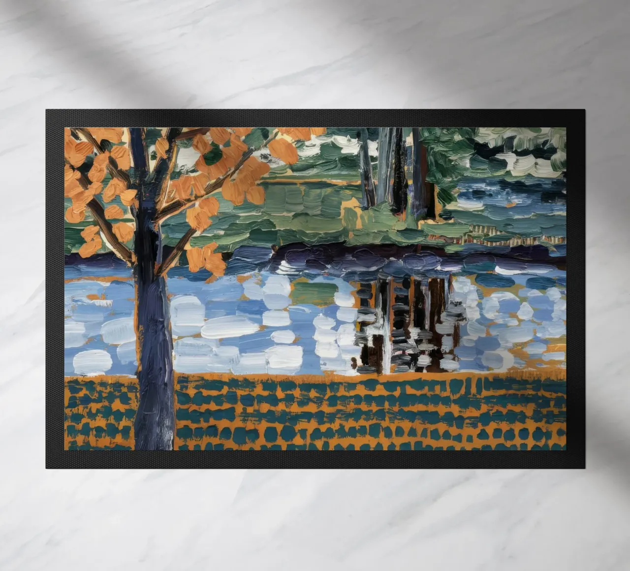 Mosaico d'autunno opulento zerbino da Verve Pigments