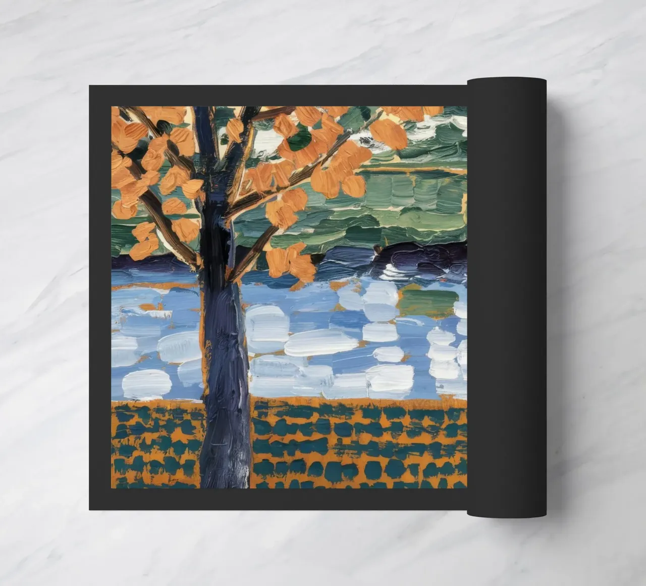 Mosaico d'autunno opulento zerbino da Verve Pigments