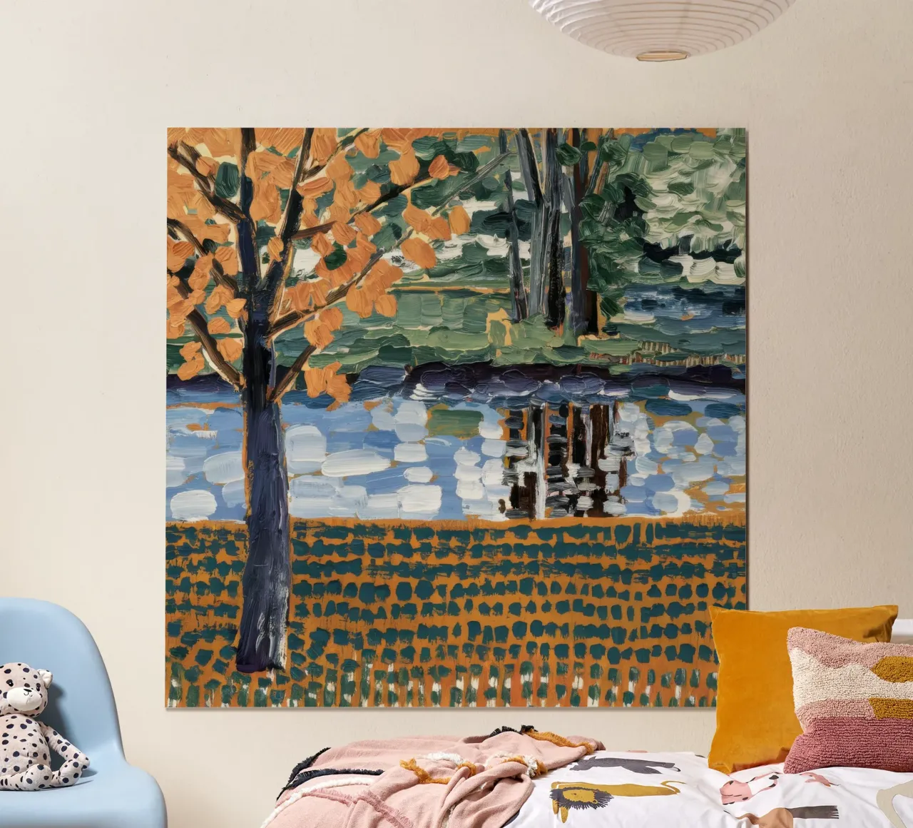 Mosaico d'autunno opulento carta hahnemühle da Verve Pigments