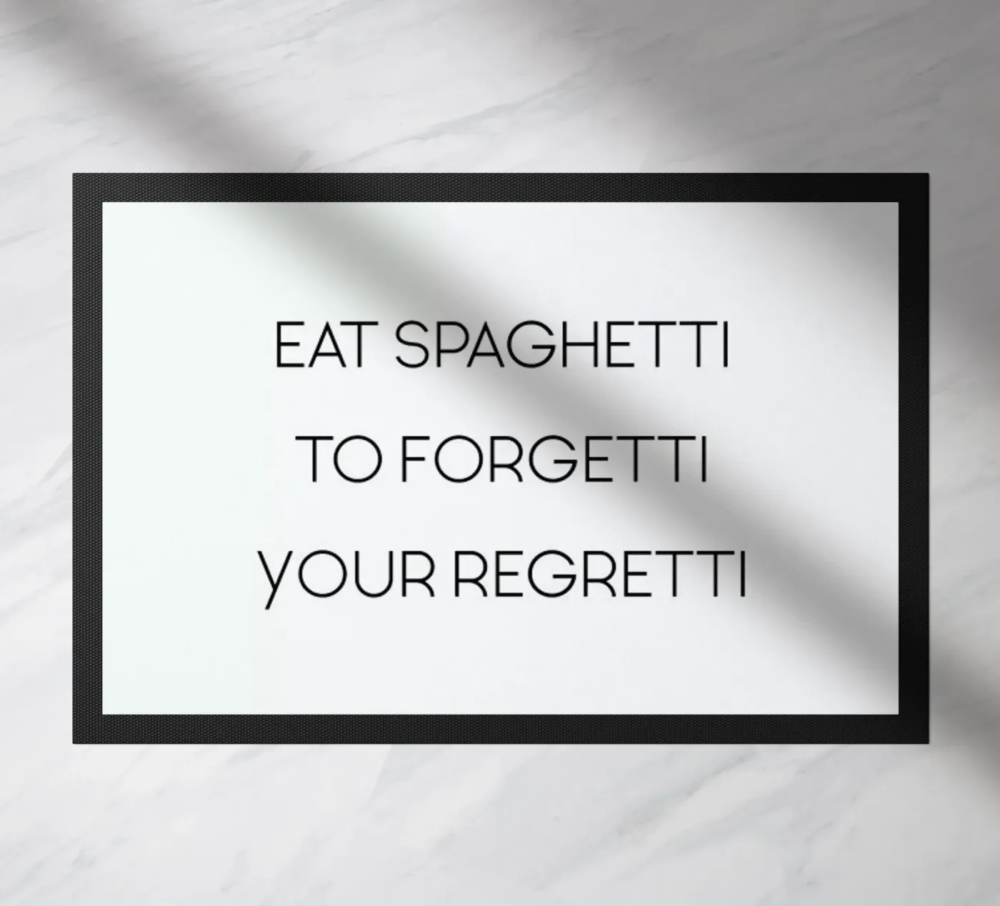 Eat Spaghetti zerbino da Studio One
