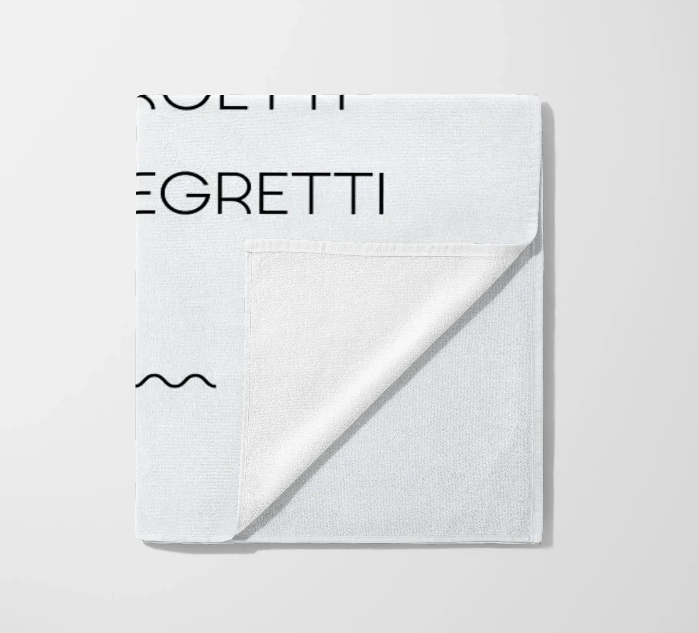 Eat Spaghetti telo mare da Studio One