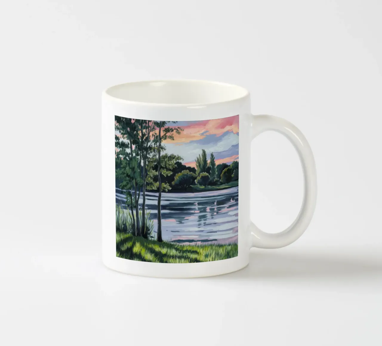 Reverie del crepuscolo pastello tazza in ceramica da Verve Pigments