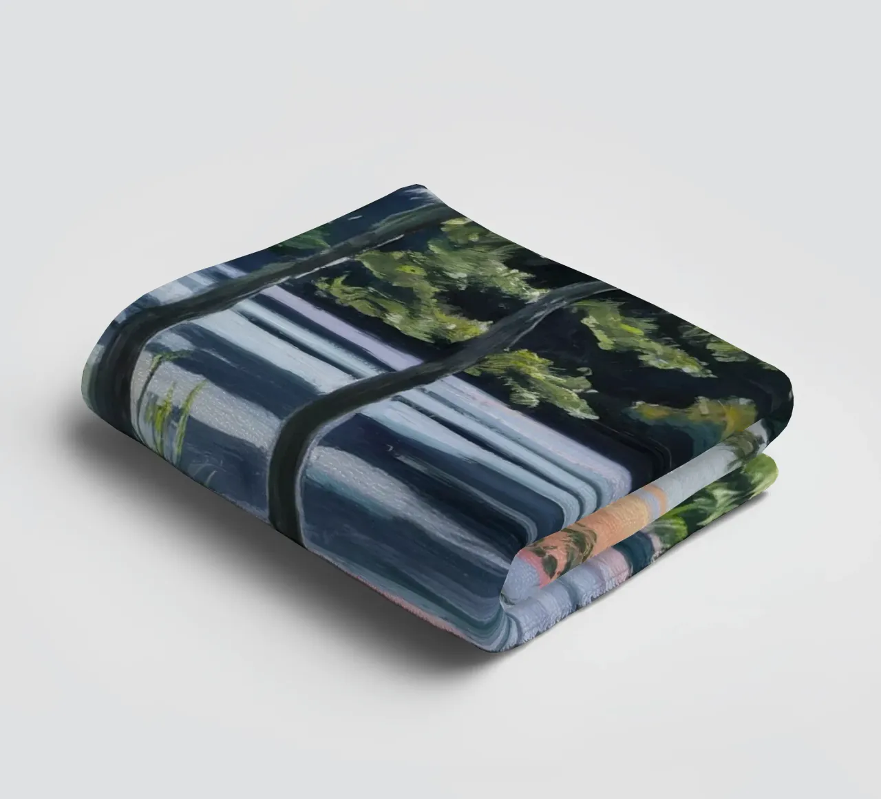 Pastel schemering mijmering badhanddoek van Verve Pigments