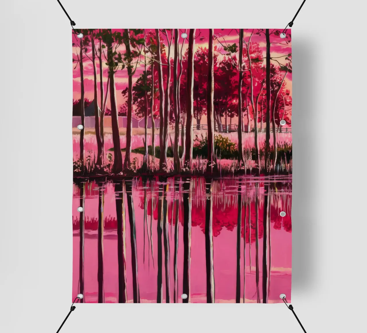 Magenta Twilight Reverie telo in pvc da Verve Pigments