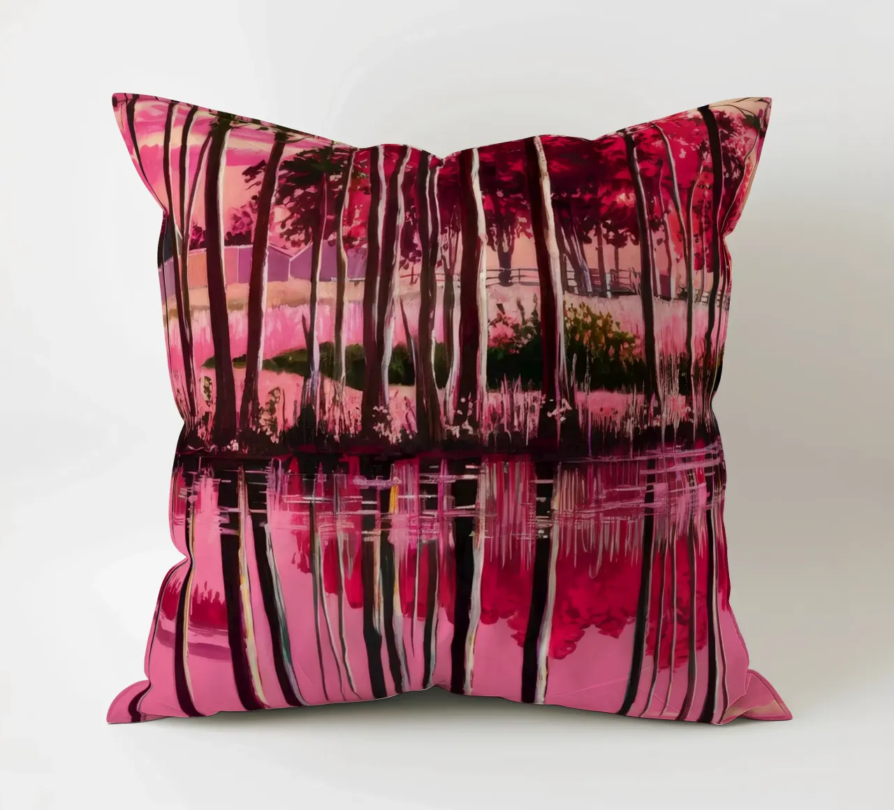 Magenta Twilight Reverie cuscino da Verve Pigments