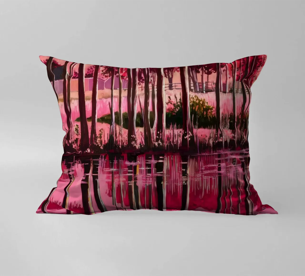 Magenta Twilight Reverie cuscino da Verve Pigments