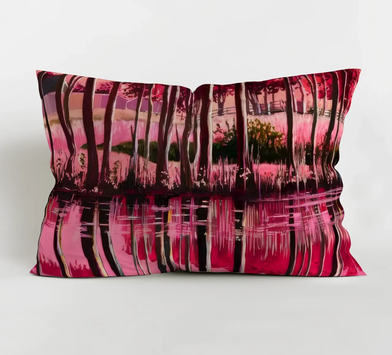 Magenta Twilight Reverie cuscino da Verve Pigments
