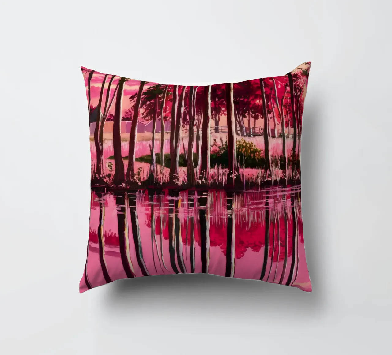 Magenta Twilight Reverie cuscino da Verve Pigments