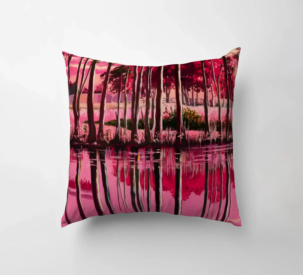 Magenta Twilight Reverie cuscino da Verve Pigments