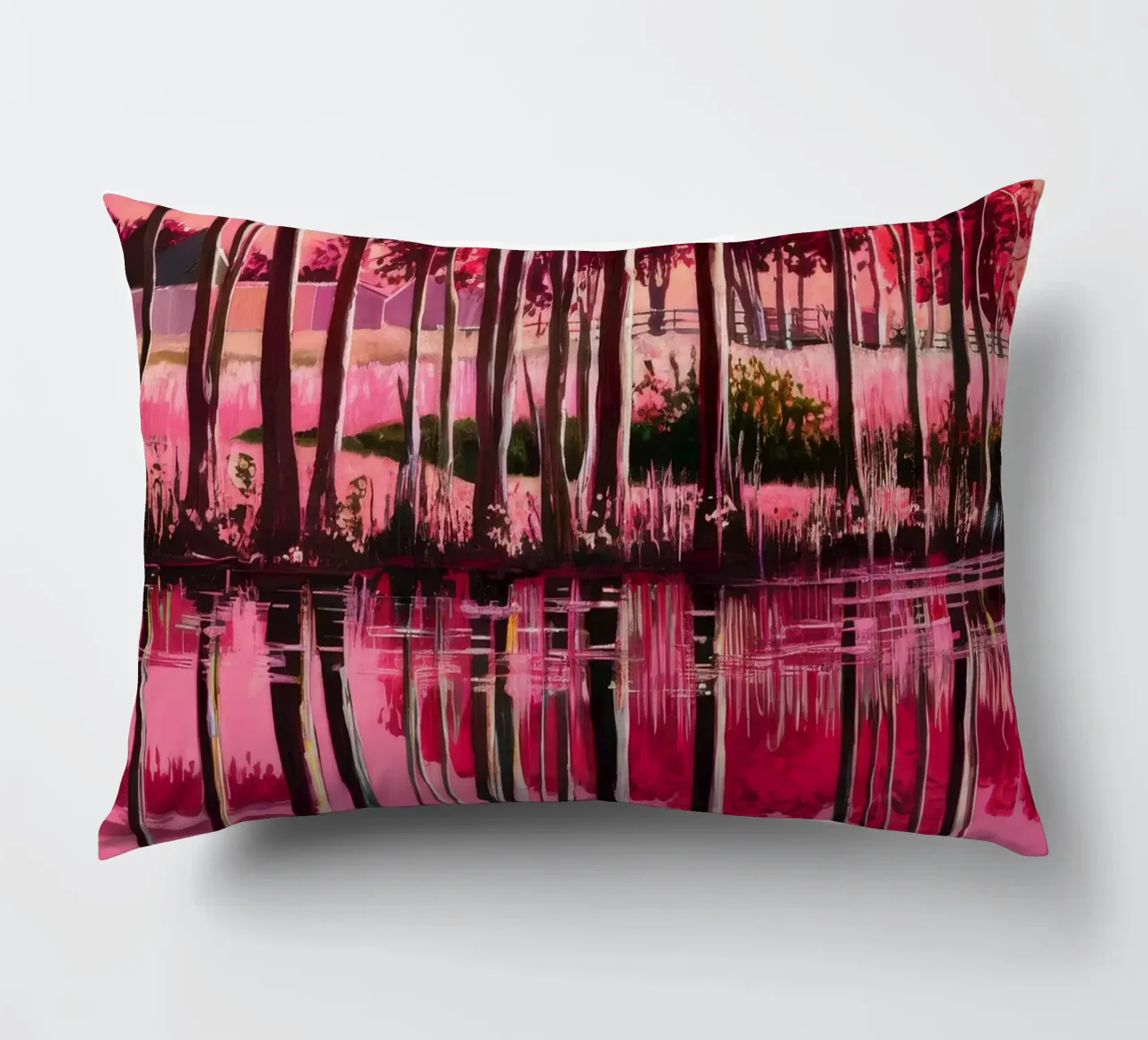 Magenta Twilight Reverie cuscino da Verve Pigments